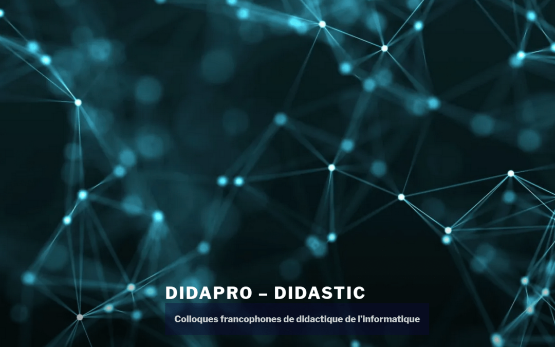 Colloque de didactique de l’informatique