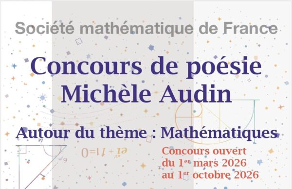 Concours de poésie Michèle Audin