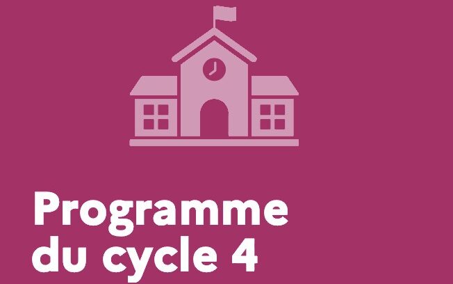 Nouveau programme de cycle 4 en mathématiques et en français